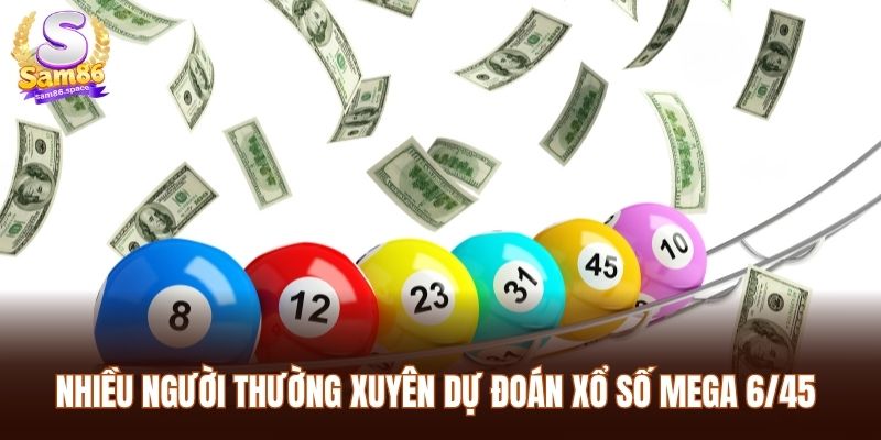 Nhiều người thường xuyên dự đoán xổ số mega 6/45