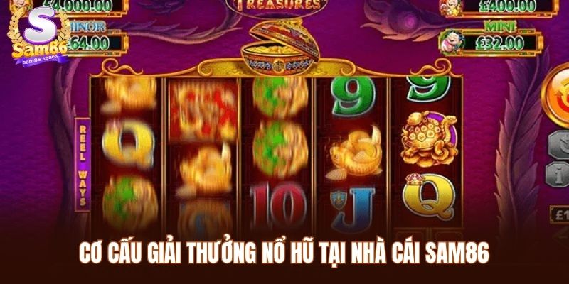 Cơ cấu giải thưởng nổ hũ tại nhà cái Sam86