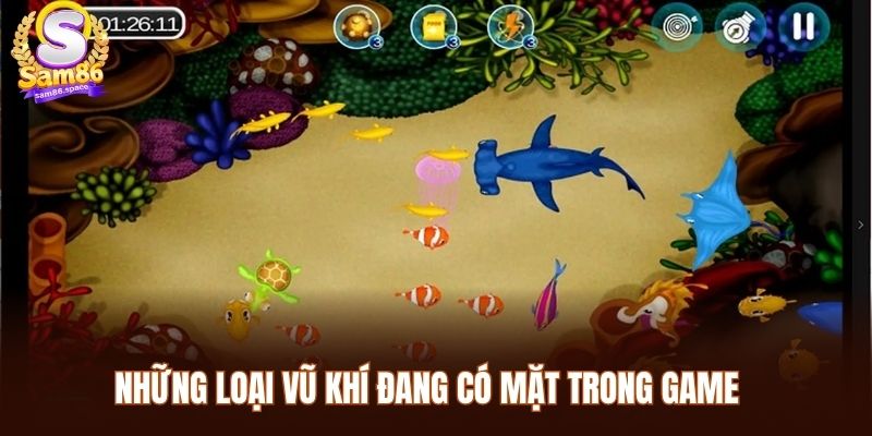 Những loại vũ khí đang có mặt trong game
